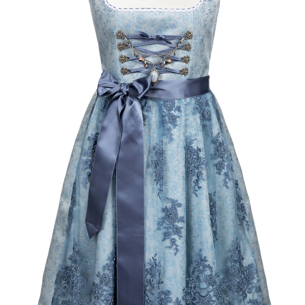 Midi dirndl 2-piece Marianna stand-up collar
