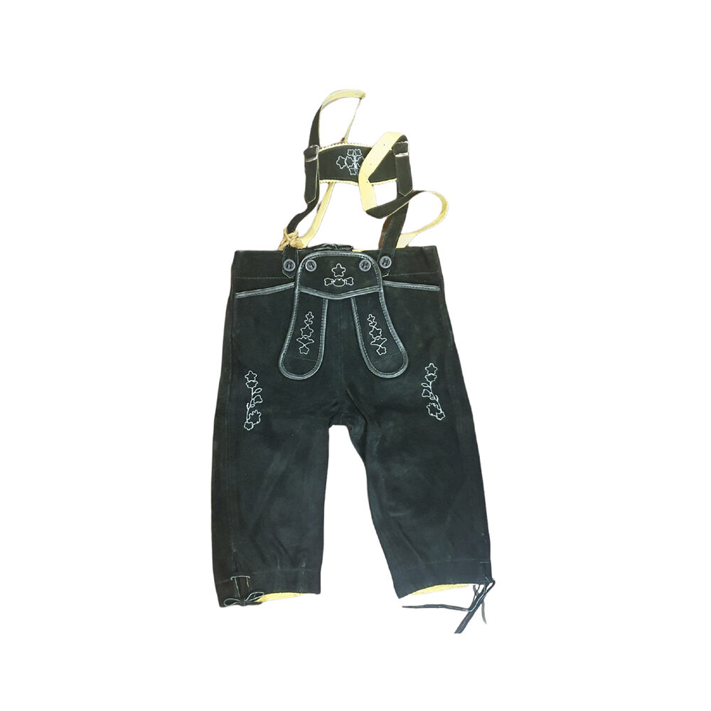 Kinder Trachternlederhose Schwarz