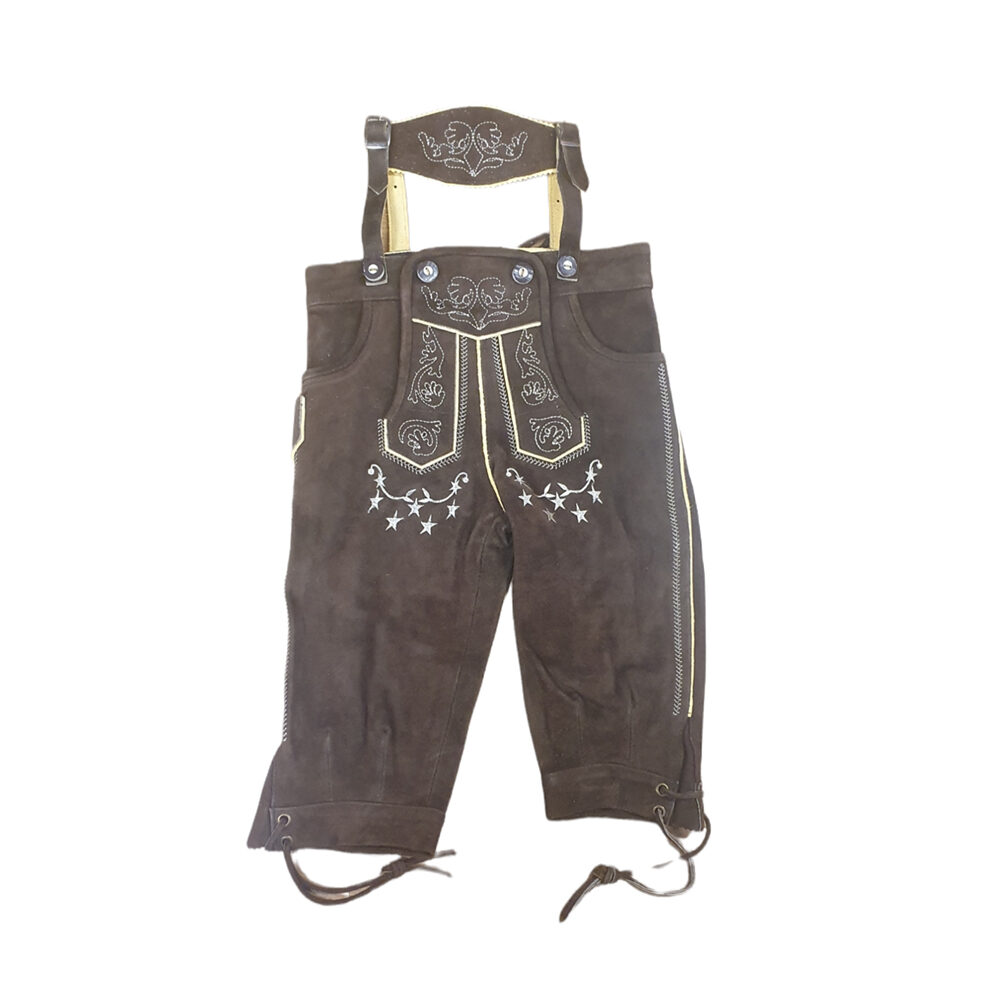Kinder Trachtenlederhose Braun