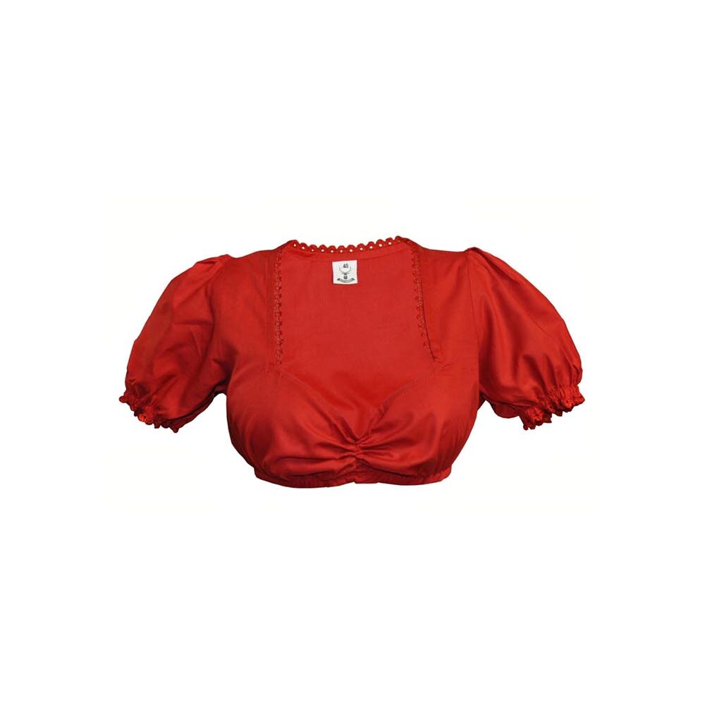 Dirndl bluse Bluse Landhaus Tanja Rot -RED