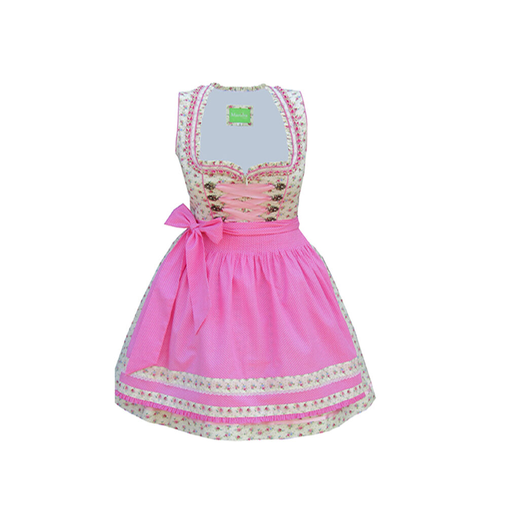Mini dirndl Trachtenkleid pink 3tlg von Muniba  Collection - 015
