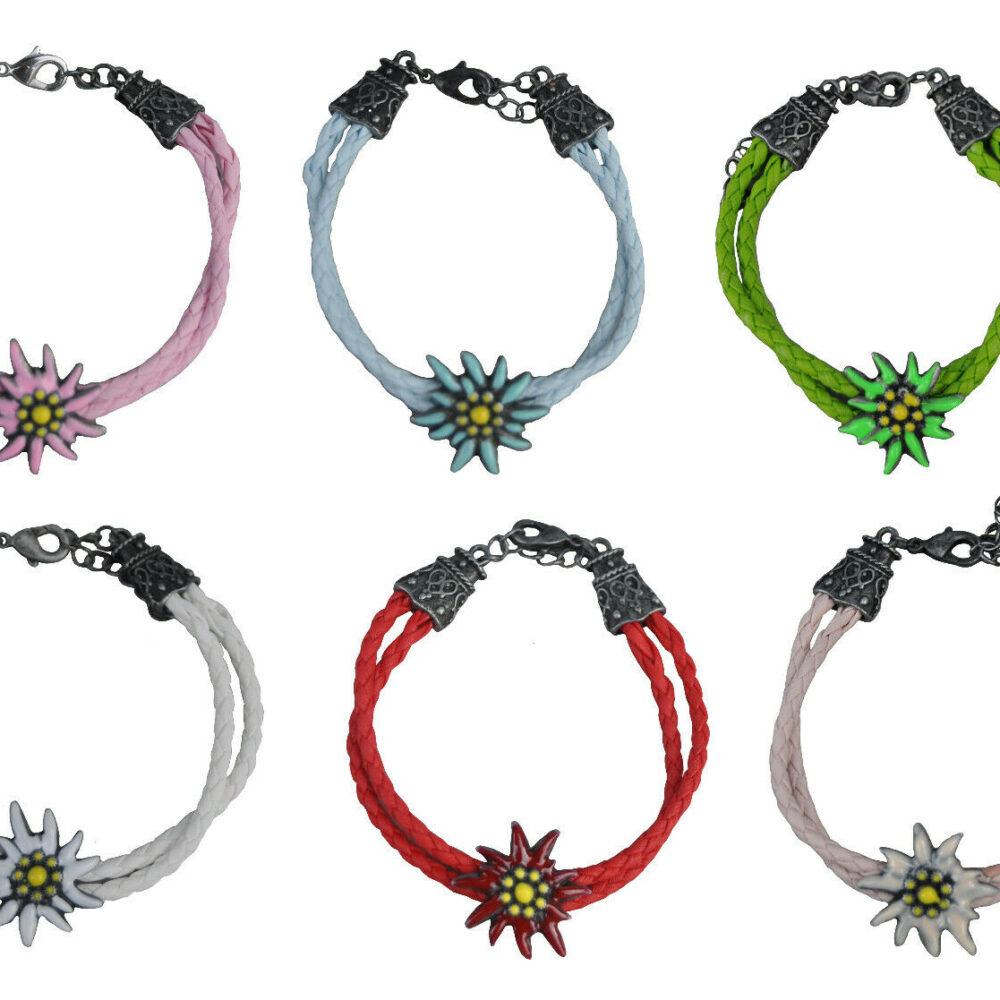 Trachtenarmband mit Edelweiß Trachtenschmuck-311