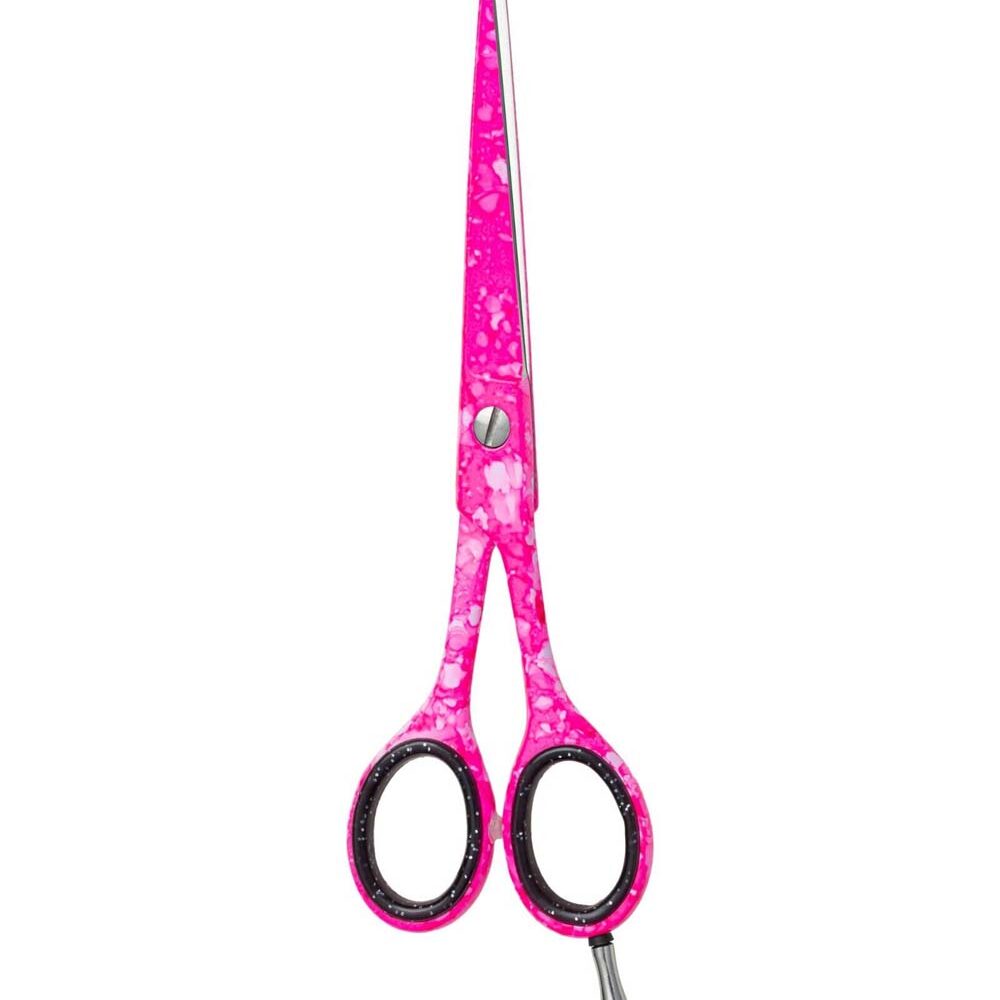 Haarschere Friseurschere Salonschere  Pink 5,5"-144