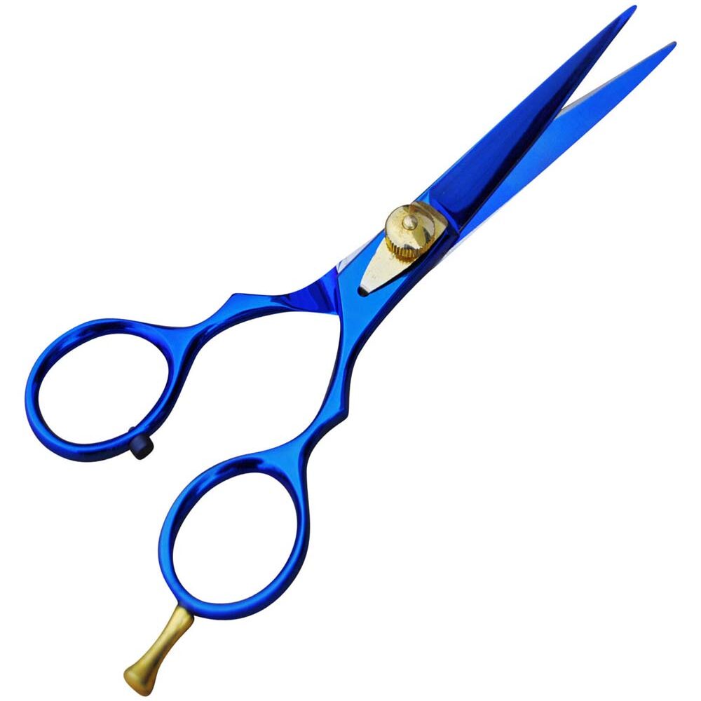 Haarschere Friseurschere Salonschere  Blau 5,5" -81