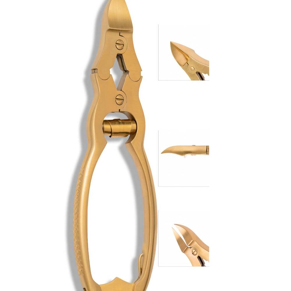 Nagelzange Gold Extra  Doppelte Übersetzung 51