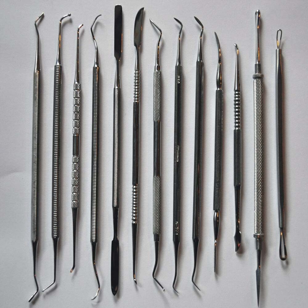 Instrument Zahnreinigung  Spachtel Edelstahl-201