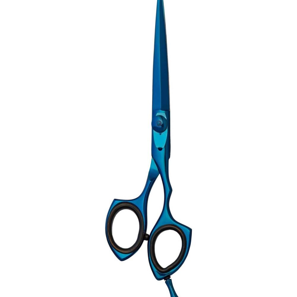 Haarschneideschere Bartschere Blau - 343